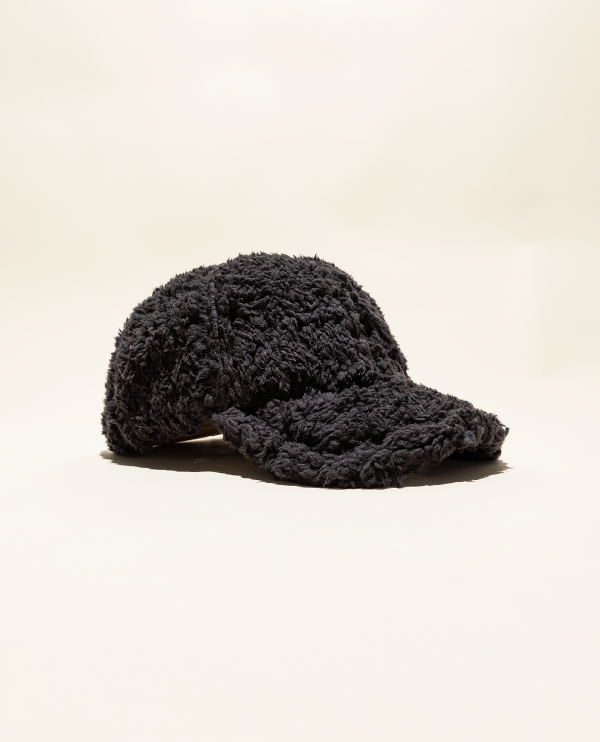 baseball cap in teddy sherpa display picture 1