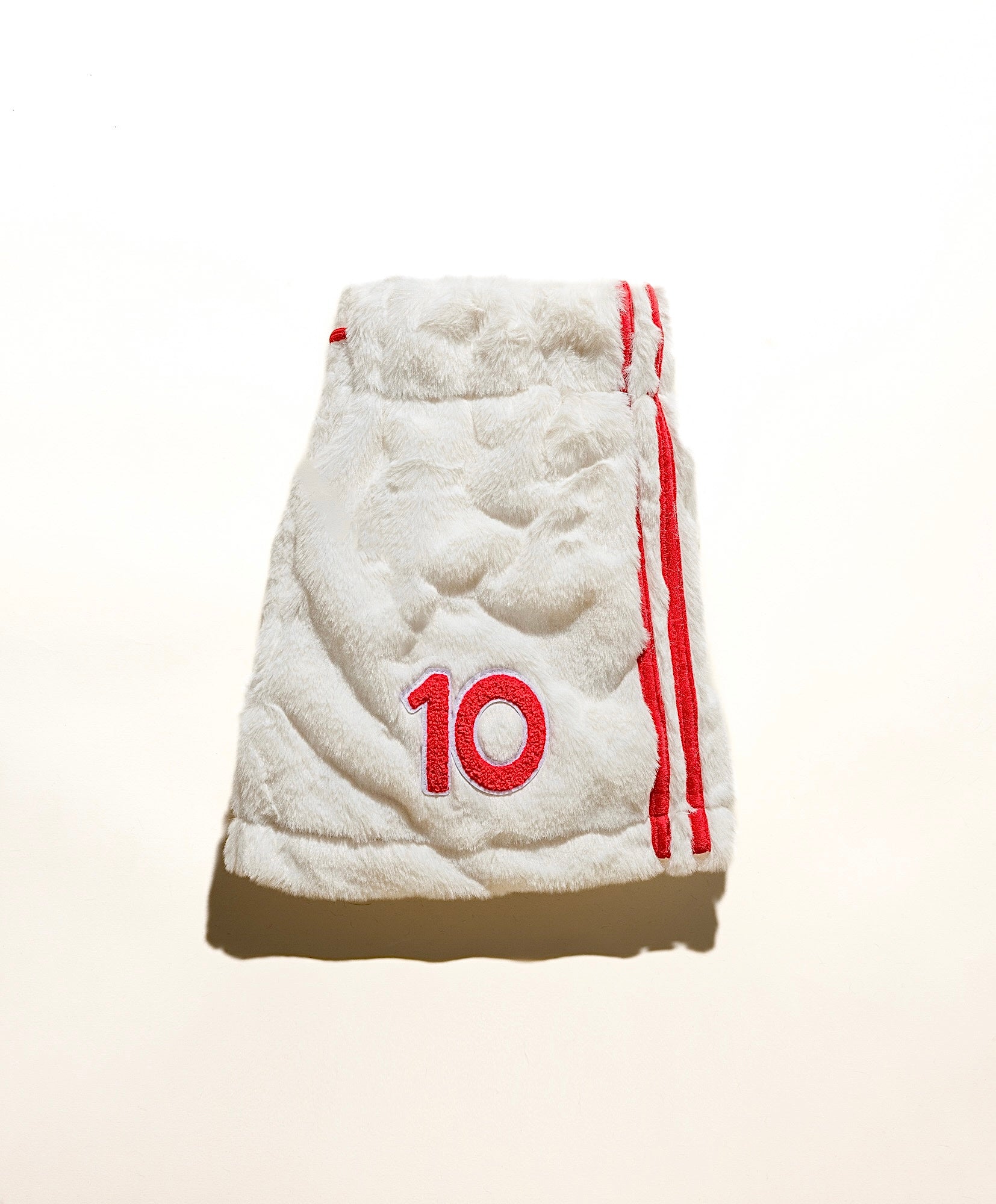 5" soccer shorts in minky fur