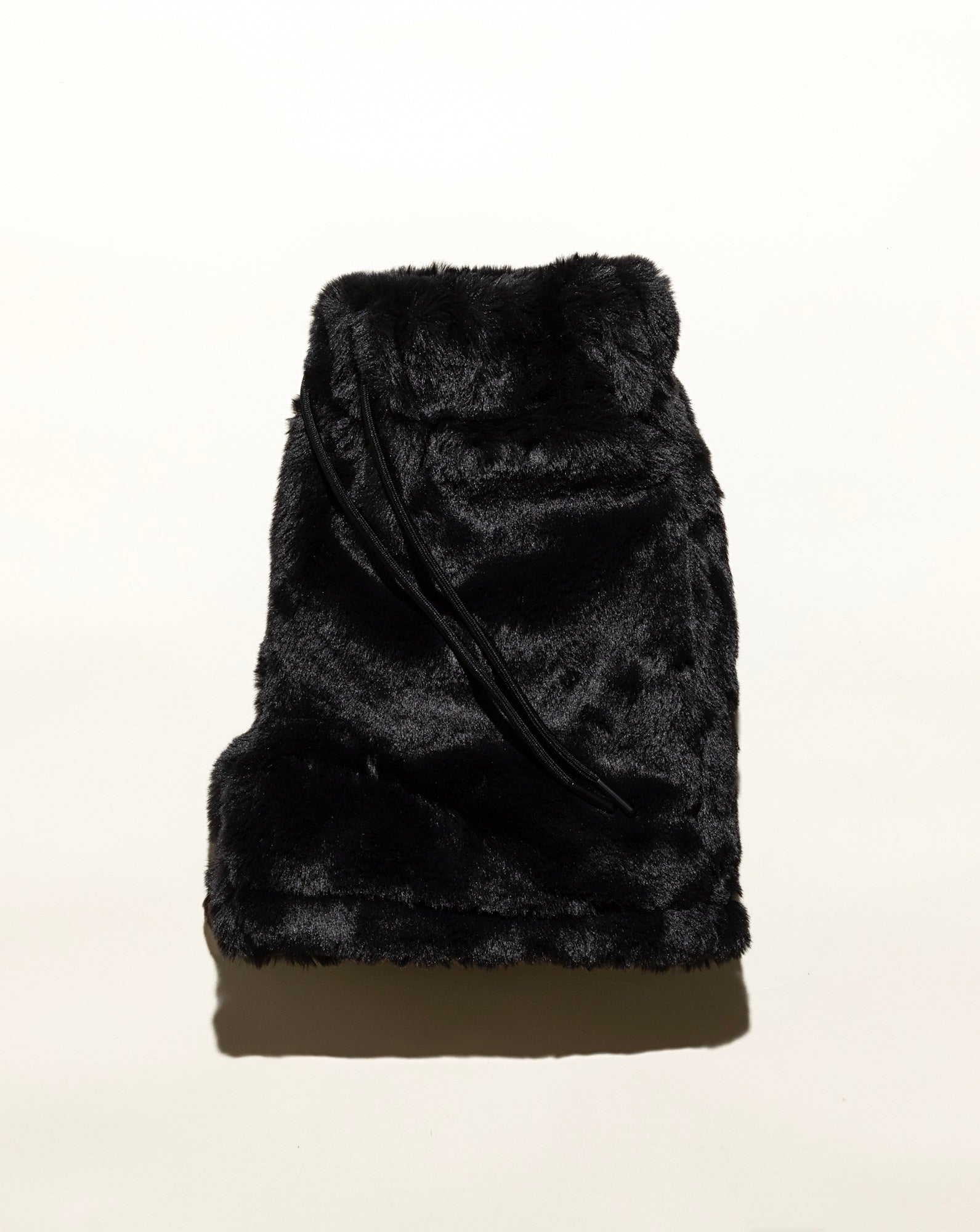 5" shorts in minky fur