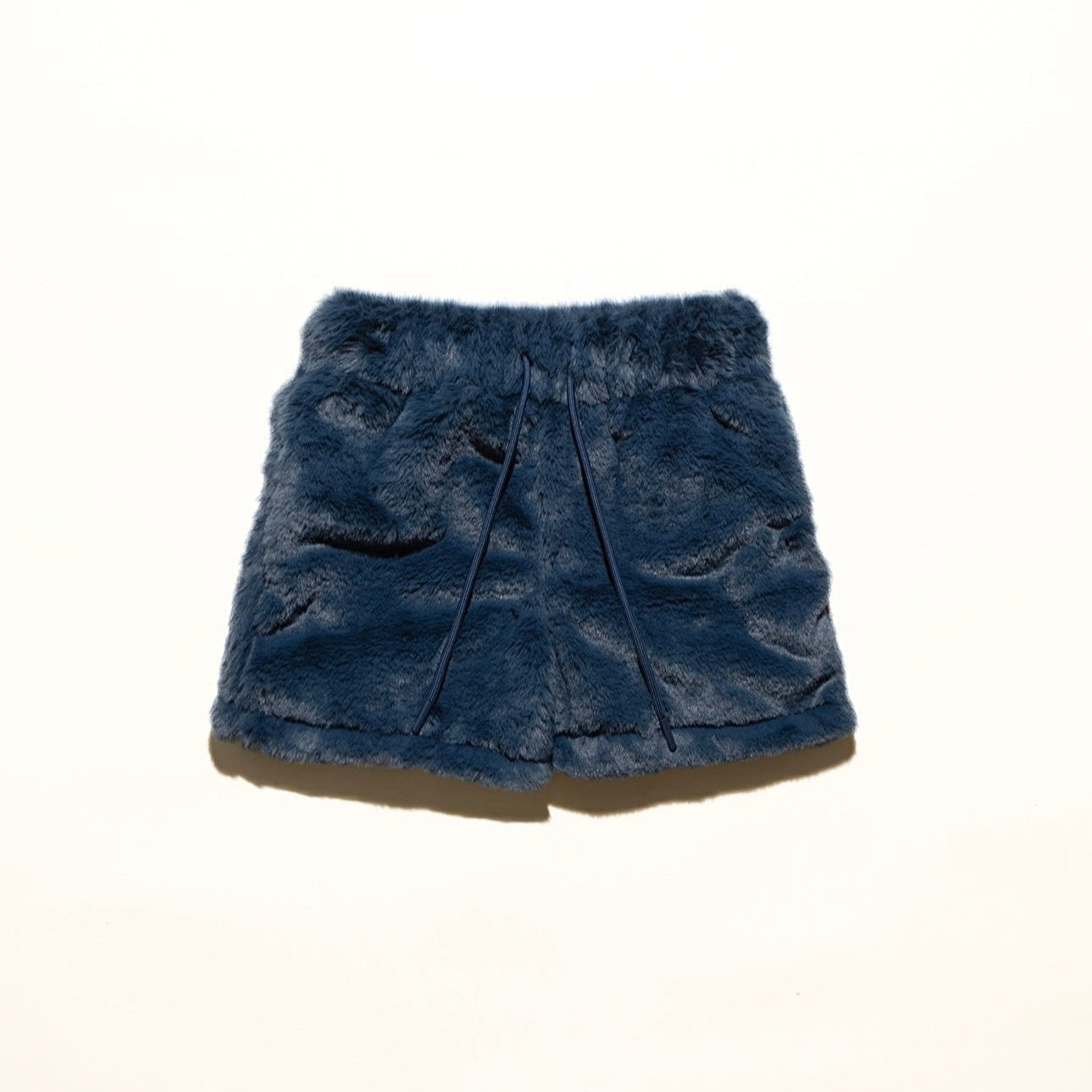 5" shorts in minky fur