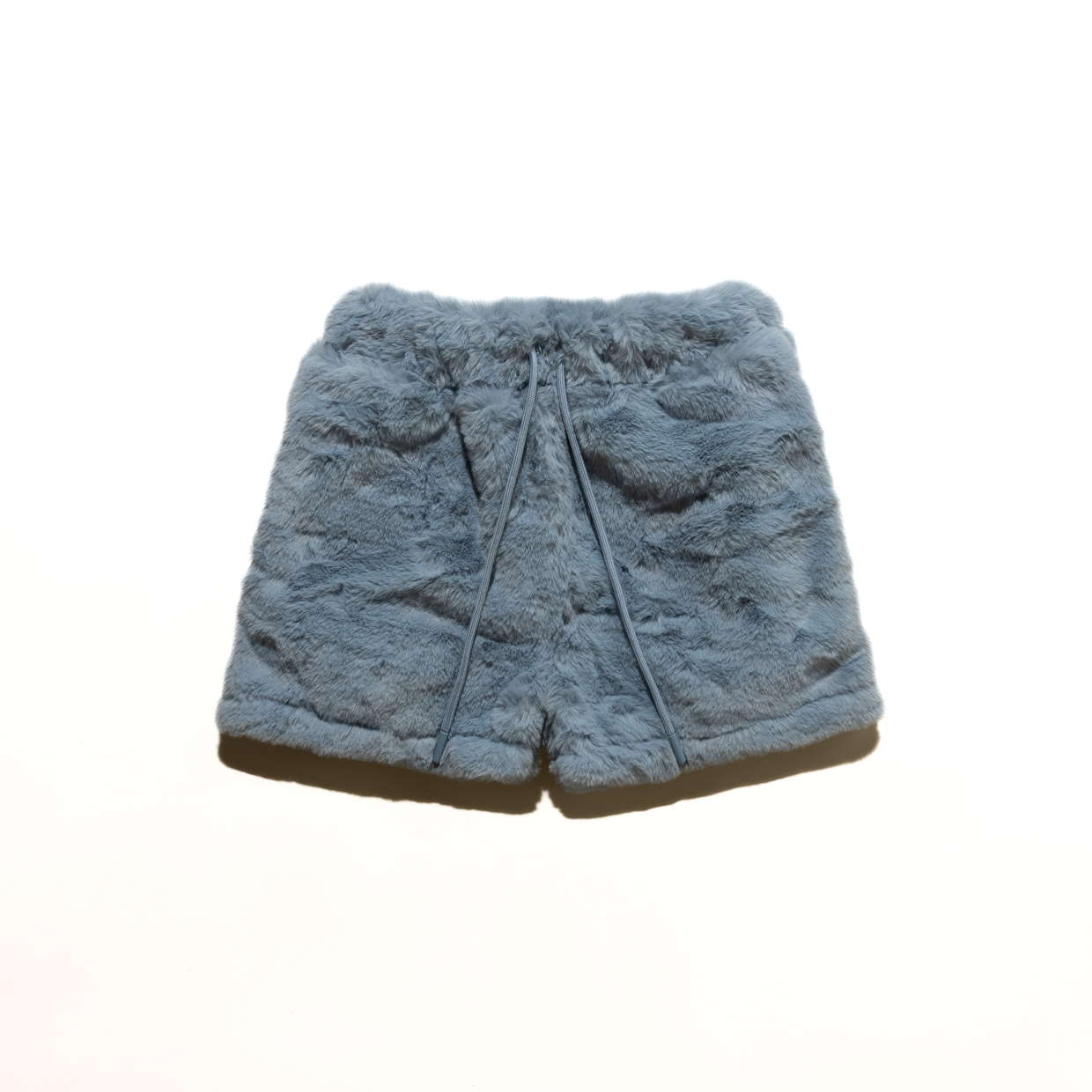 5" shorts in minky fur