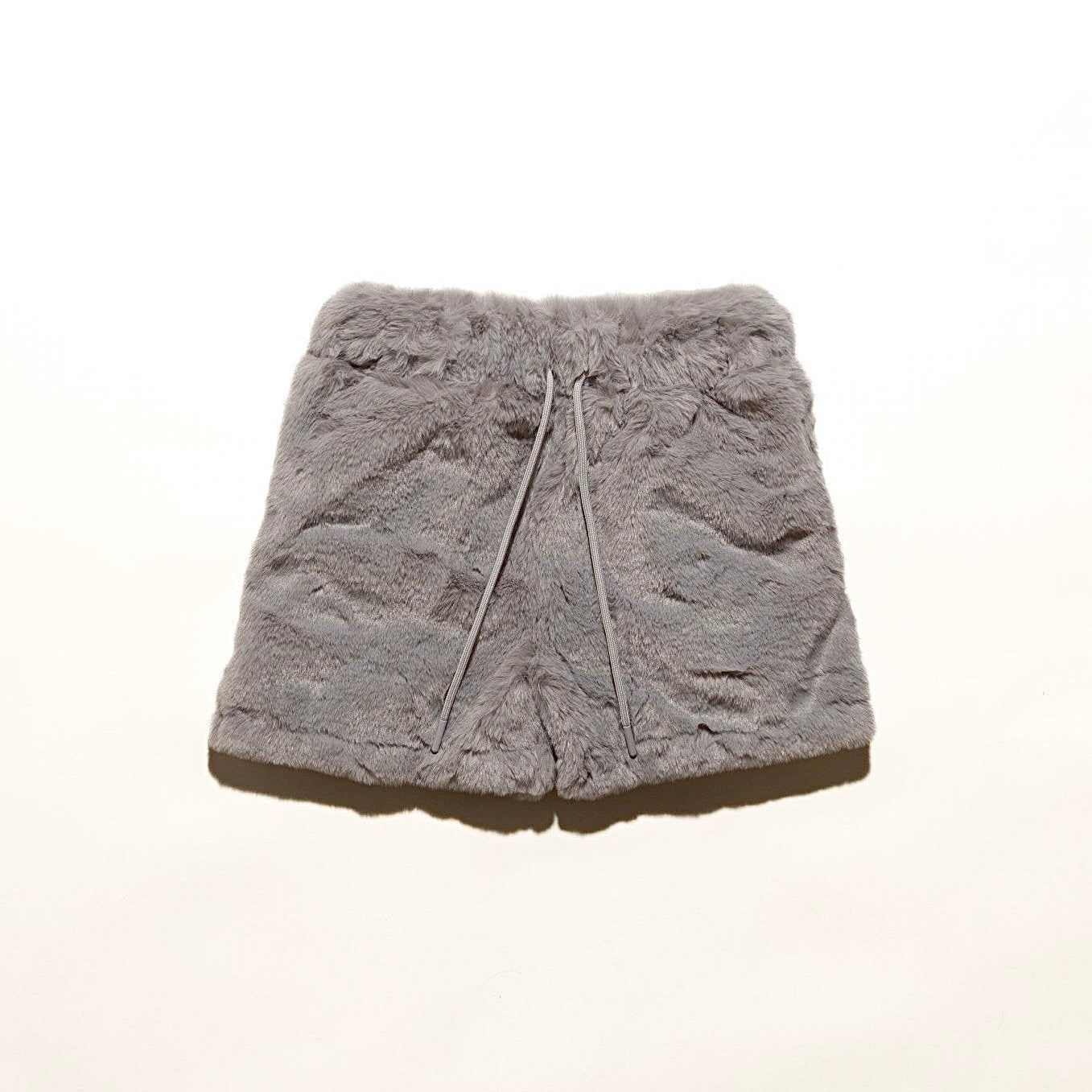 5" shorts in minky fur
