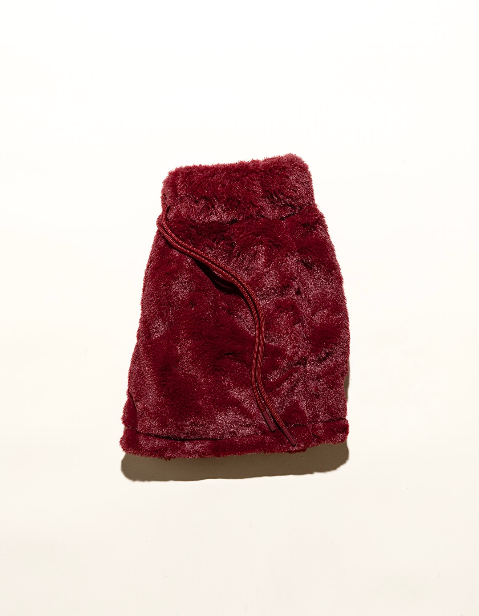 5" shorts in minky fur