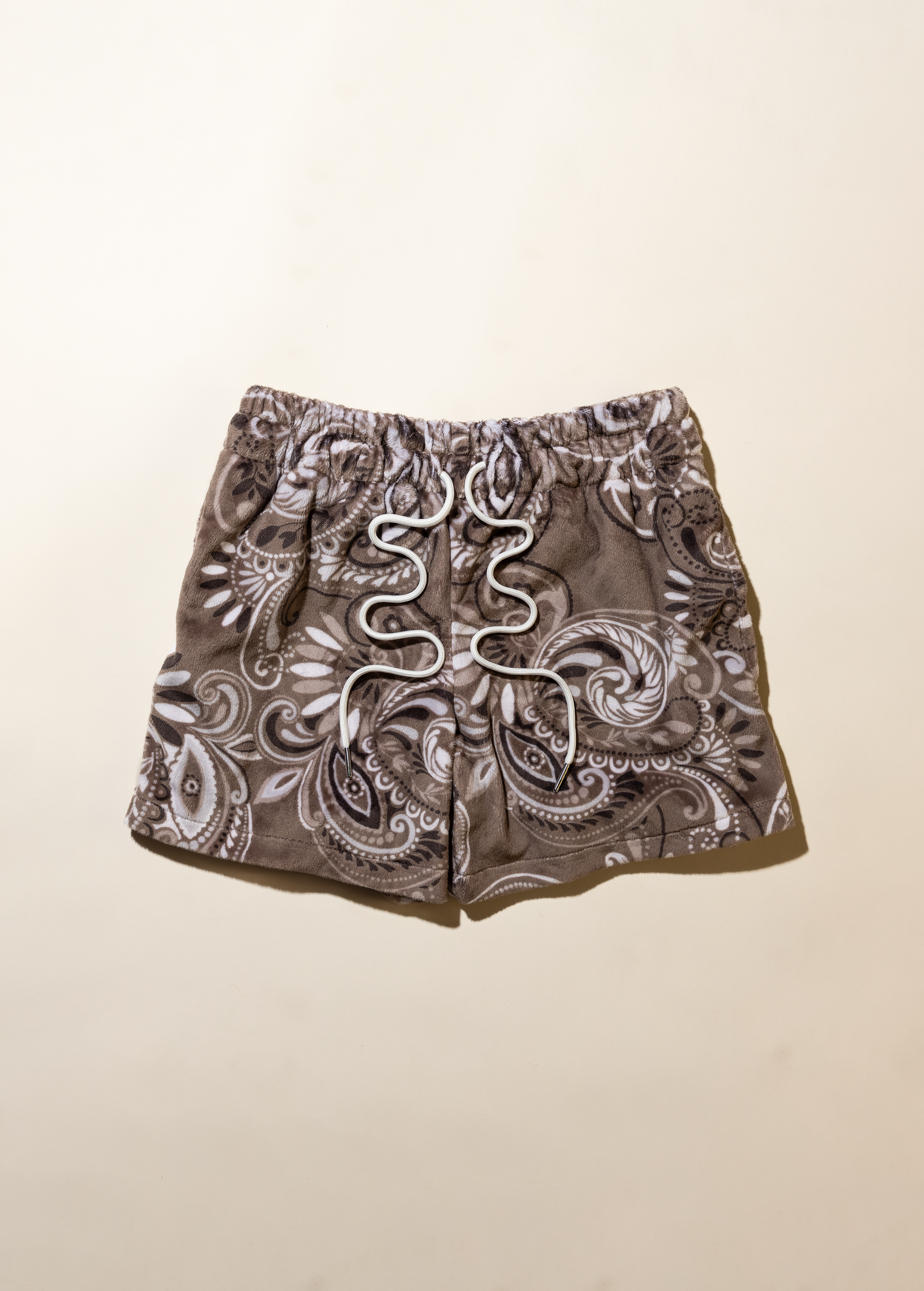 paisley plushie shorts
